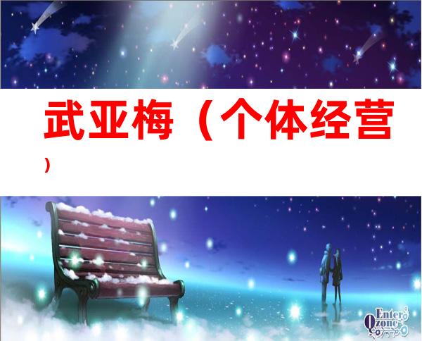 武亚梅（个体经营）